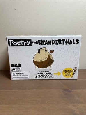 Poetry For Neanderthals game by Exploding Kittens Brand new Open box