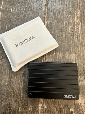 RIMOWA Card Holder - BLACK (Gently Used) | eBay