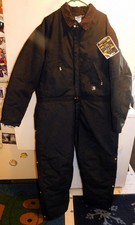 Black Carhartt Extreme Arctic X06 Quilt Lined Coverall 50 Regular Union Made USA