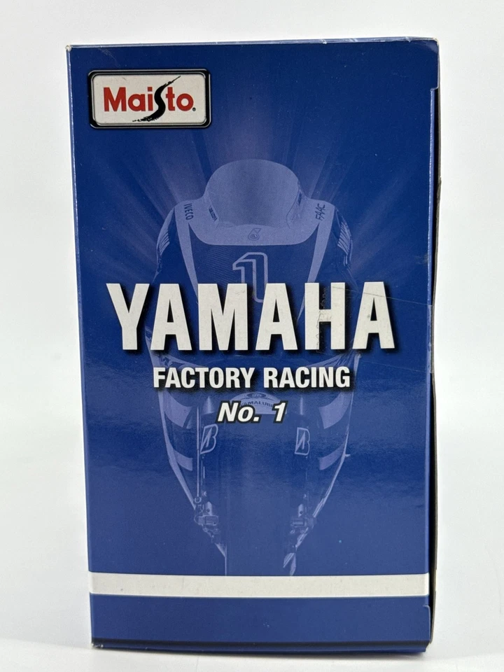 Maisto 1:10 Yamaha Factory Racing No. 1 Diecast Motorcycle – Petronas Yamalube - Image 3 of 4