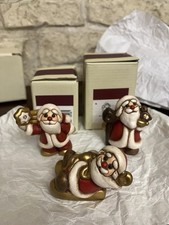 Thun  (3) Babbo Natale Con Stella Cometa, Con Slittino E Con Uccellino