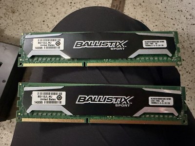 Crucial Ballistix Sport 8GB (2x4GB) DDR3 1600MHz PC3-12800 Desktop RAM Kit