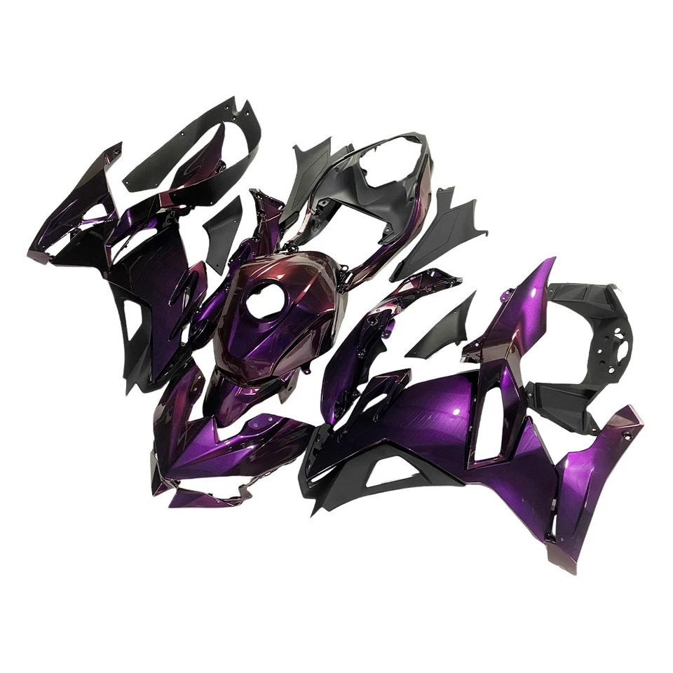 Carenados púrpura camaleón para carrocería Kawasaki Ninja 500 2024 2025 EX500R Foto 3 de 4