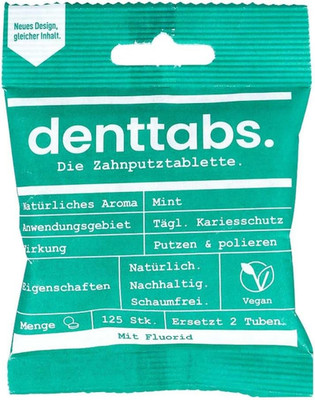 Denttabs Zahnputztablette 125 Stk