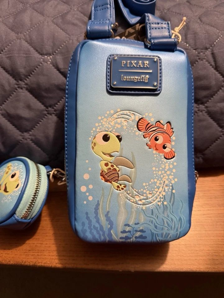 Loungefly Disney Pixar Finding Nemo Crush Squirt Crossbody Bag - Image 2 of 4