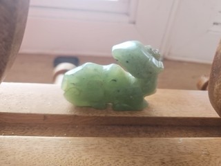 Vintage Camel Chinese Stone Jade Carved Pendant