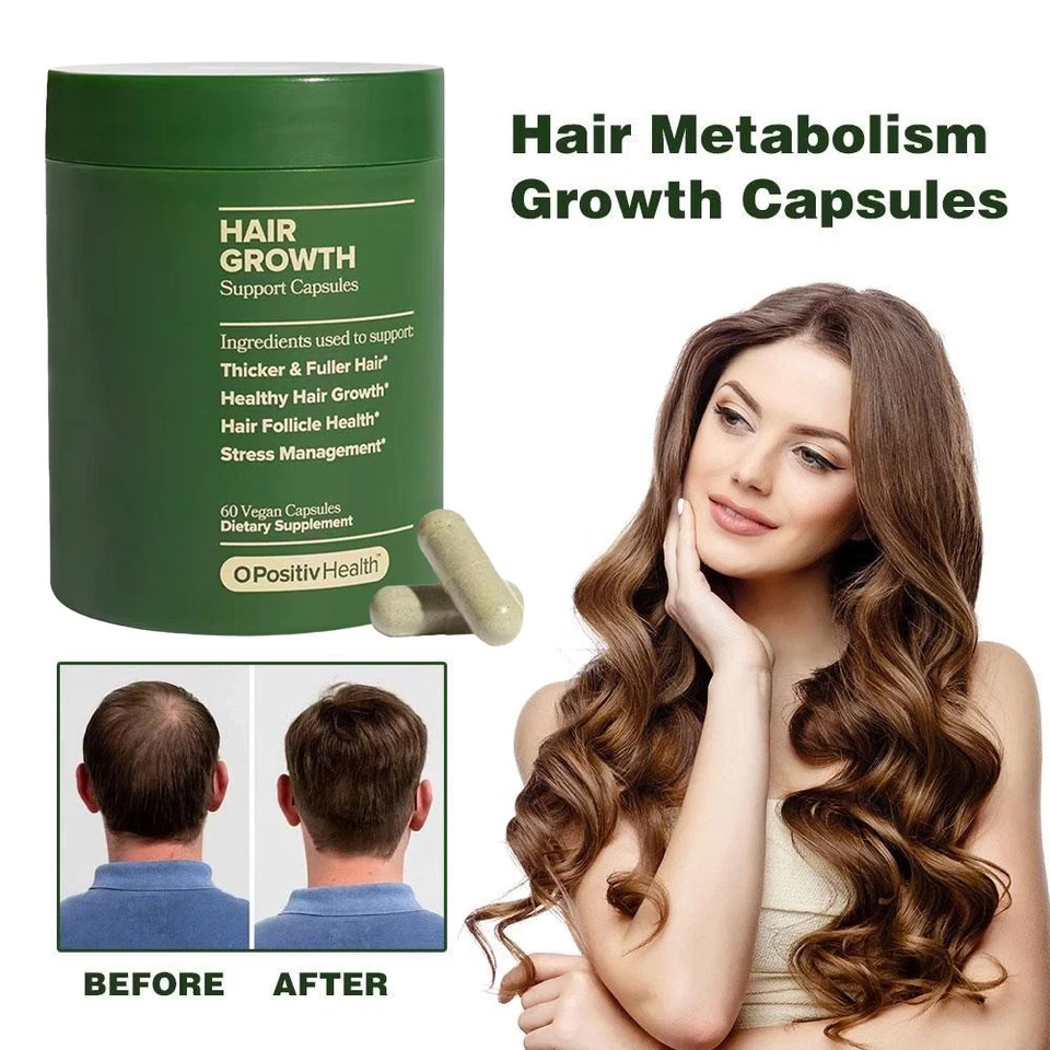 1-3X O Positiv Health Hair Growth Support 60 Kapseln für Frauen Haar Gesundheit - Bild 2 von 4