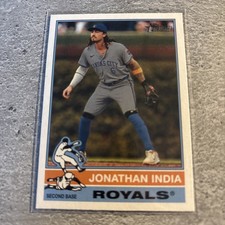 Jonathan India 2025 Topps Heritage #156 Kansas City Royals Baseballkarte