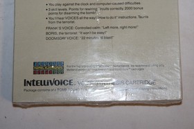 NOS 1982 Mattel Electronics INTELLIVISION Game Cartridge BOMB SQUAD Sealed