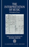 Krausz | The Interpretation Of Music | Buch | Englisch (1993) | Buch Gebunden