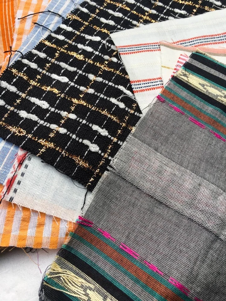 Huge Lot 100% Pure Cotton Vintage Sari Fabric remnant scrap Bundle Quilting SL30 - Image 2 of 4