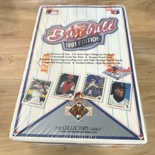Upper Deck 1991 MLB Baseball Collector's Choice High Series Limited Sealed Box