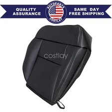 For 2004-2008 Ford F-150 Lariat XL XLT Driver Bottom Leather Seat Cover Black US