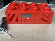 Red LEGO Brick Portable CD Player AM/FM Radio Model LG11002 - WORKS