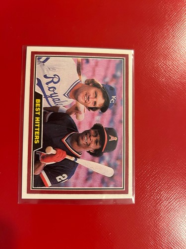 1981 Donruss - Best Hitters In Baseball George Brett, Rod Carew #537
