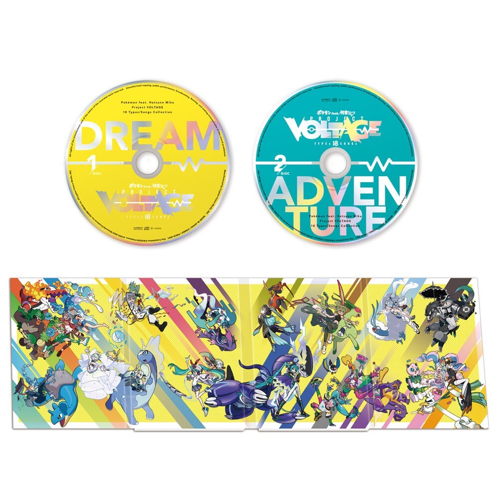 Pokemon feat. Hatsune Miku Project VOLTAGE 18 Types Songs