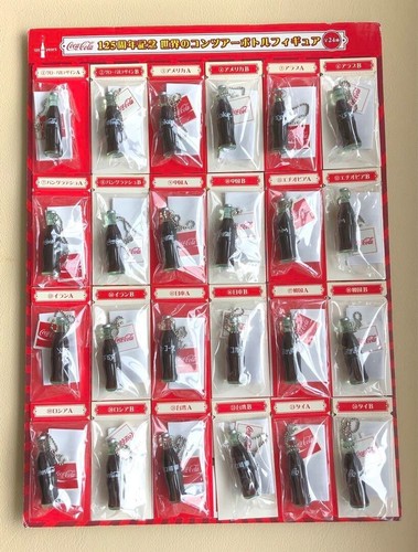 Coca-Cola World Contour Bottle Figures Complete Set Novelty 125th USED/VERYGOOD - 第 6/8 張圖片