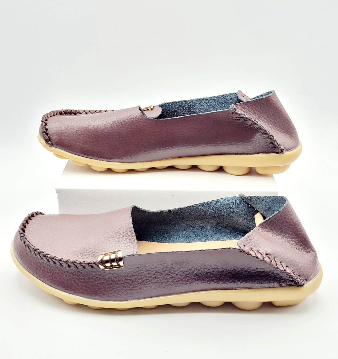 VenusCelia Women's Comfort Loafer Flats - Slip On Casual Shoes With Padded Insole, Flexible Sole - View #10