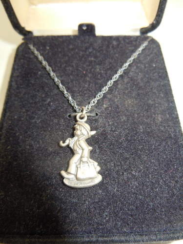 M.I. Hummel Club Sterling Merry Wanderer Necklace Goebel 1990 - Picture 2 of 4