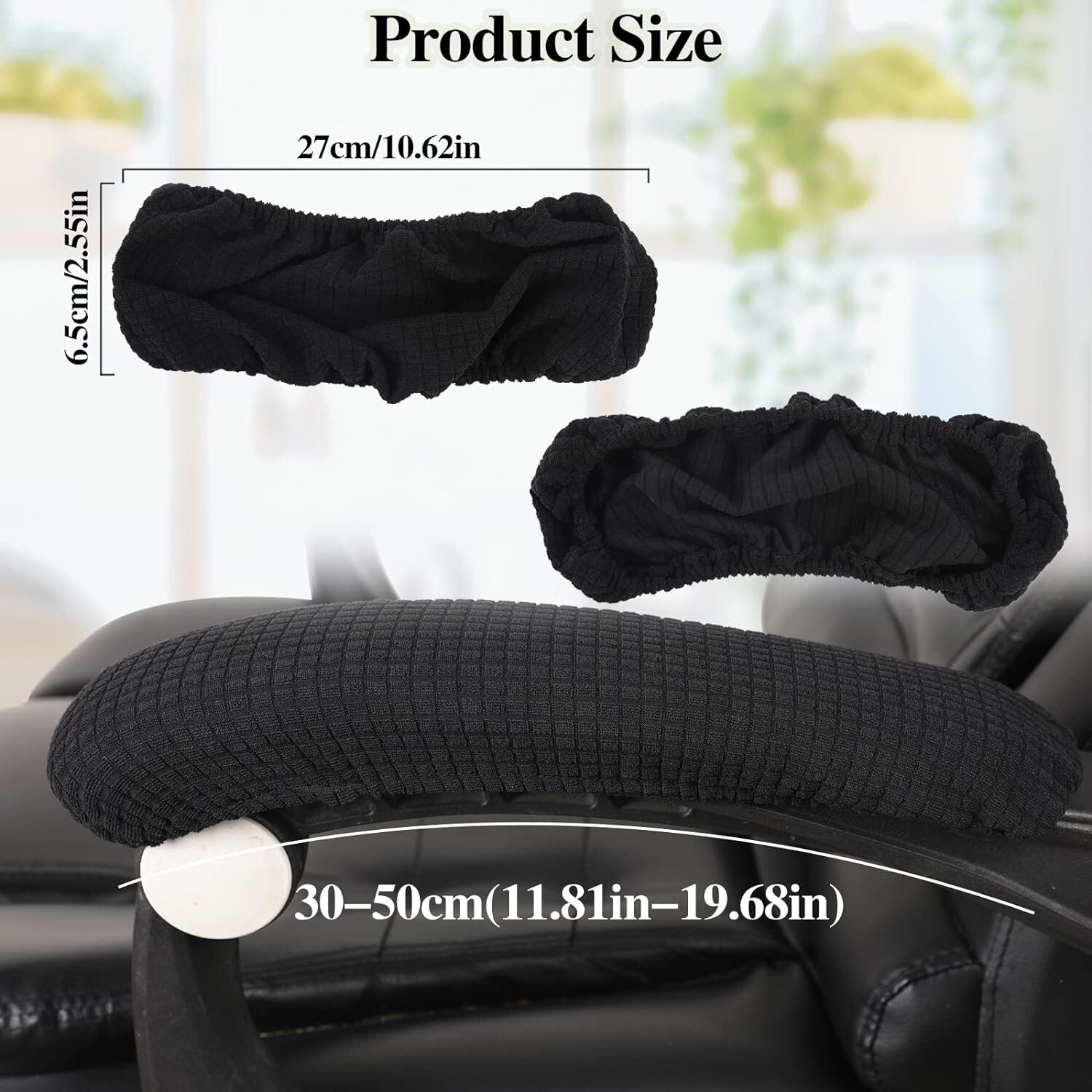 Office Chair Armrest Covers, Arm Rest Covering, Office Chair Armrest Pads 2Pcs