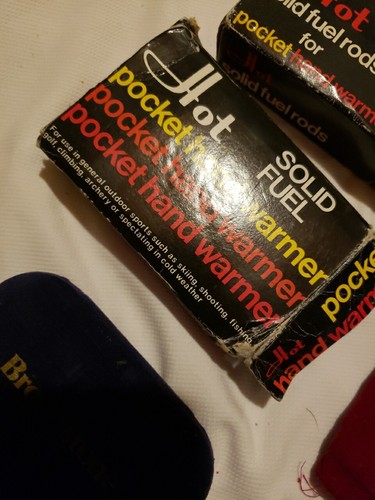 BRANDNEU STESCO FESTBRENNSTOFF HEISSE TASCHE HANDWÄRMER mit Brennstäben - Bild 4 von 6