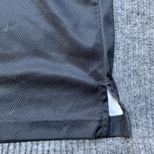 Camisa polo para hombre PGA Tour extra grande gris a rayas logotipo de golf - Imagen 6 de 10