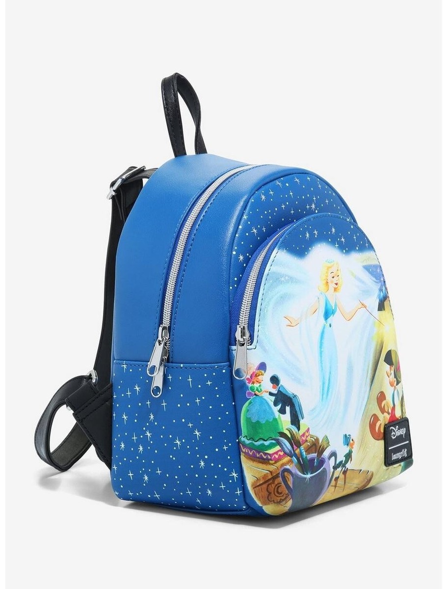 Loungefly Disney Pinocchio Blue Fairy Magic Mini Backpack  display picture 2