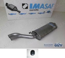 IMASAF Auspuff Endtopf+Zubehör für Saab 9000+Schrägheck 2.0+2.3 -16 Turbo 1989-