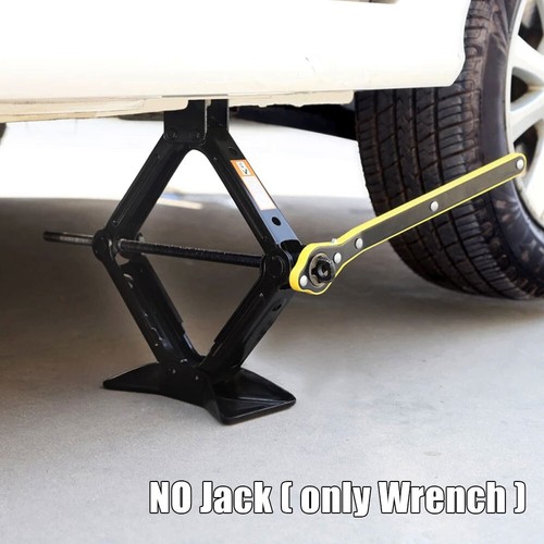 Car Jack Ratchet Wrench Tire Wheel Lug Wrench Hand Tool 13.3 inch - Picture 7 of 12