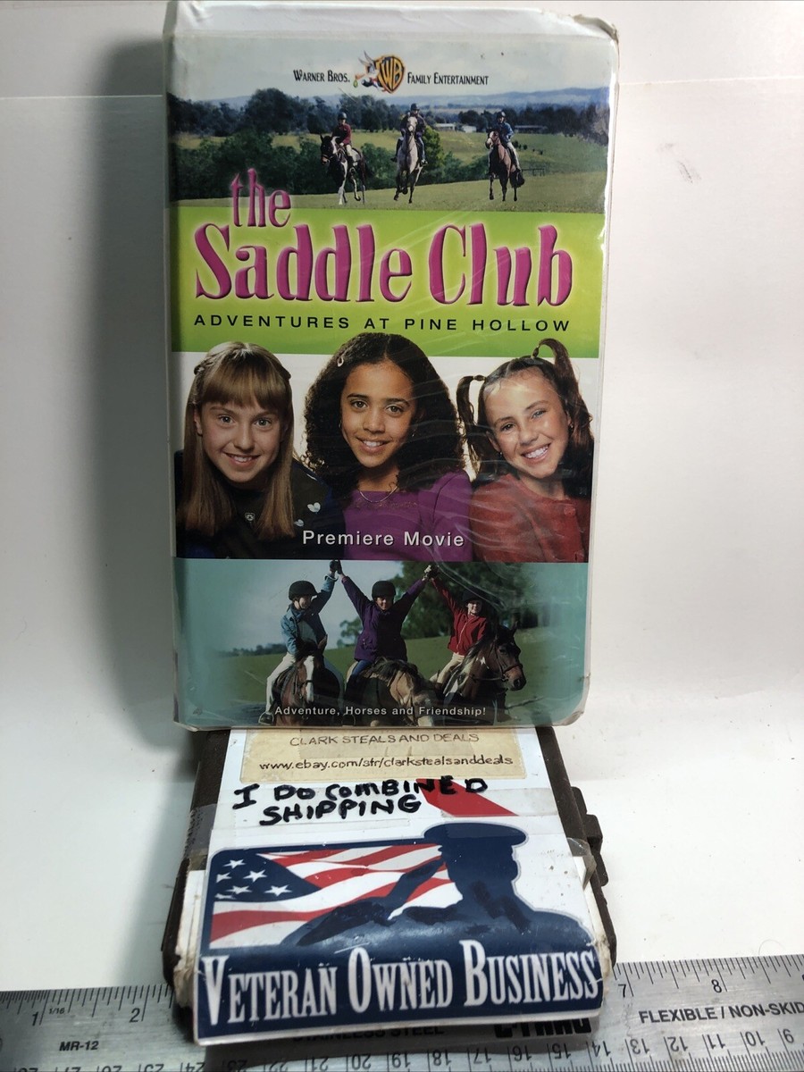 VHS Video Movie/ The Saddle Club / Lot A / Pine Hollow Adventure