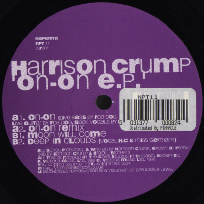 Harrison Crump - On-On E.P. (12'', EP) (Very Good Plus (VG+)) - 262753274