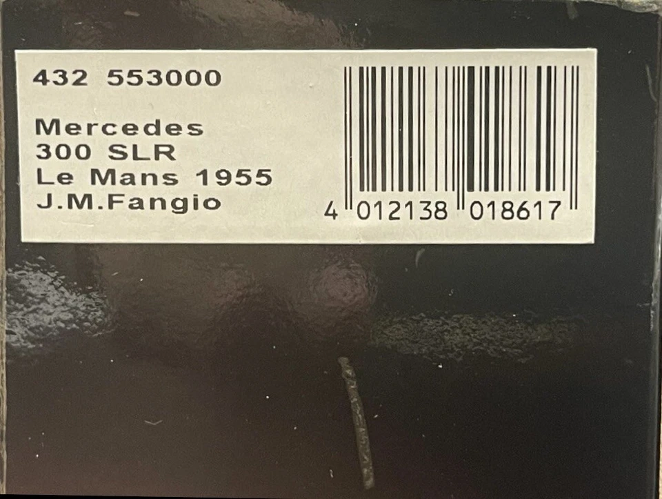 Minichamps 1/43 Mercedes 300 SLR #19 Le Mans 1955 J.M. Fangio 432553000 - Image 4 of 4