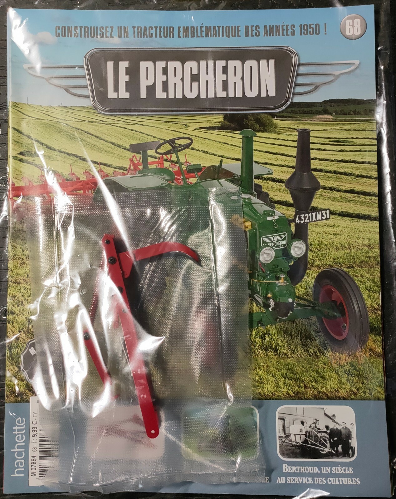 Le Percheron Hachette fascicules 66-68 en bois noble pour modélisme premium