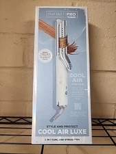 INFINITIPRO BY CONAIR Cool Air Luxe 2-in-1 Curling & Straightening Iron. 