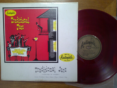 AUDIOPHILE LP RECORD AP 34/DOC EVANS/TRADITIONAL JAZZ /DIXIELAND
