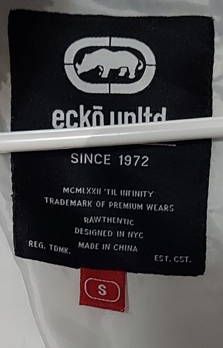 Ecko Unlimited NYC Men's White,Gray, Black Camo Puffer Vest With Hood Size Small - Picture 3 of 8