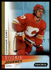 Connor Zary Home #RJ-13 /999 2023-24 Upper Deck Synergy Rookie Journey Calgary