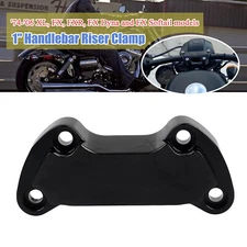 1" Handlebar Risers Top Clamp Fit For Harley Dyna Super Glide Night Train FXSTB