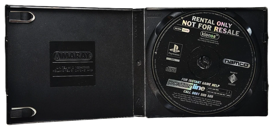 Klonoa Door to Phantomile PS1 Complete Namco Game 1998 PAL TESTED RARE RENTAL - Image 3 of 4