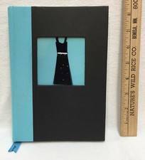 Journal Hardcover Diary Little Black Dress Theme Blue Lined Pages Retail Therapy