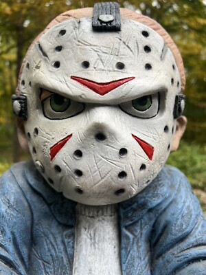 置物 Hollywood New Line Production 20” Jason Voorhees Candy Bowl Holder Statue