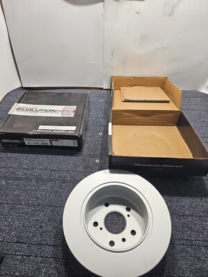 QTY 2 PowerStop Disc Brake Rotor Rear Evolution Coated Rotor JBR713EVC For Lexus