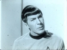 Star Trek TOS 35mm Film Clip Naked Time SPOCK Leonard Nimoy 1.4.61