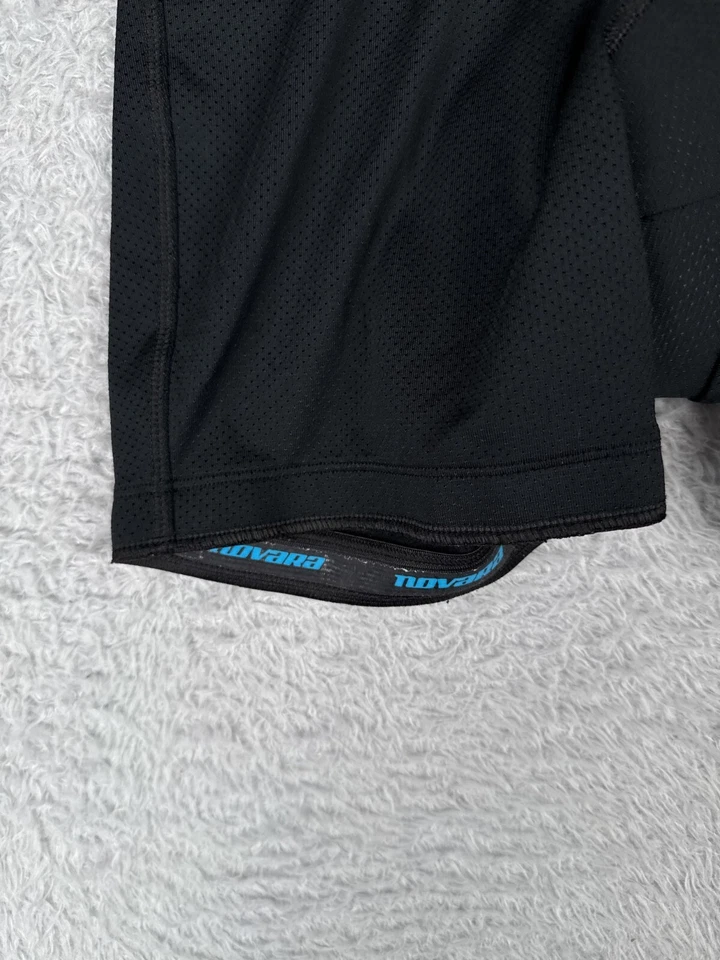 Pantalones Cortos de Ciclismo Novara Adultos Medianos Negros Forro Nylon Mezcla Spandex Acolchados LEER Foto 3 de 4