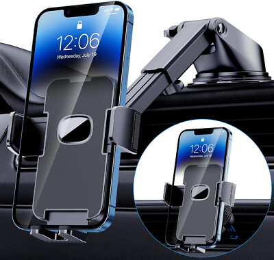 Gray i Phone Automobile Holder for Car Dash Windshield Air Vent Univesal Suction