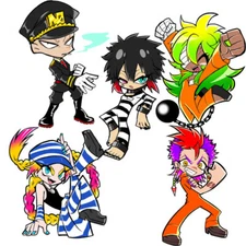 Nanbaka Juugo Hajime Rock Nico Uno Acrylic Keychain Keyring