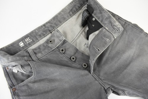 G-Star Arc 3D Slim Jeans Herren Schlank W28/L32 Schaltfläche - Picture 4 of 10