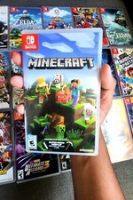 Authentic Minecraft switch replacement case brand new condition no game included