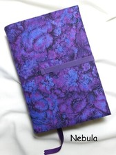 8.5" Tall Book Cover. Your Choice of Fabric Print. Adjustable. Made in USA.