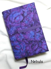 8.5" Tall Book Cover.  Your Choice of Fabric Print.  Adjustable.  Made in USA.